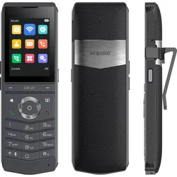 Gequdio GW-20 WLAN IP Telefon mit Ladeschale, SIP kompatibel, Telefon