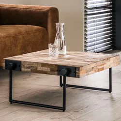 designline »Teca« Teakholz Couchtisch  – erhältlich in 2 Ausführungen