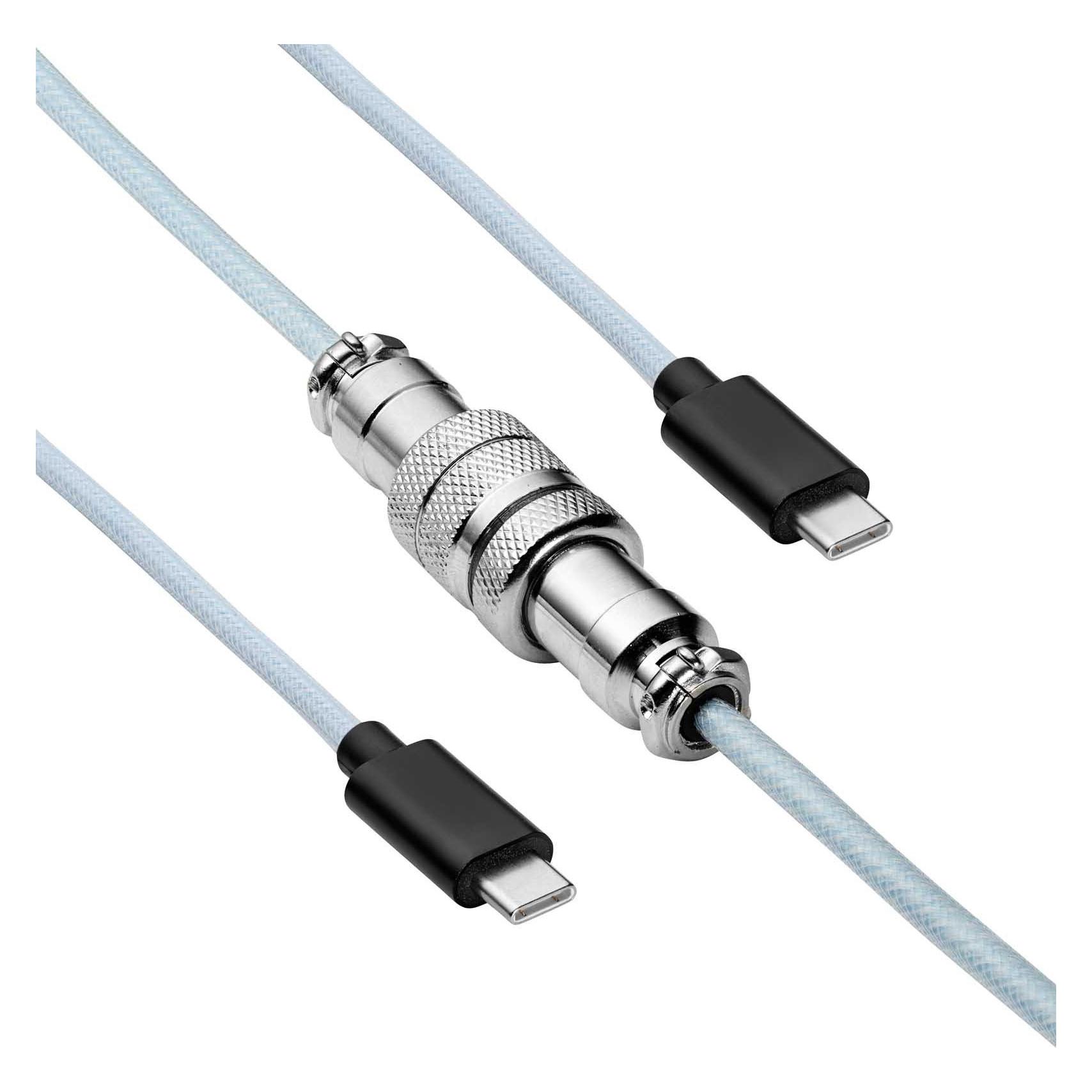 Akyga USB-Kabel USB 2.0 USB-C Stecker 3.00 m Weiss AK-USB-49 (3 m, USB 2.0, 5 W) (AK-USB-49)