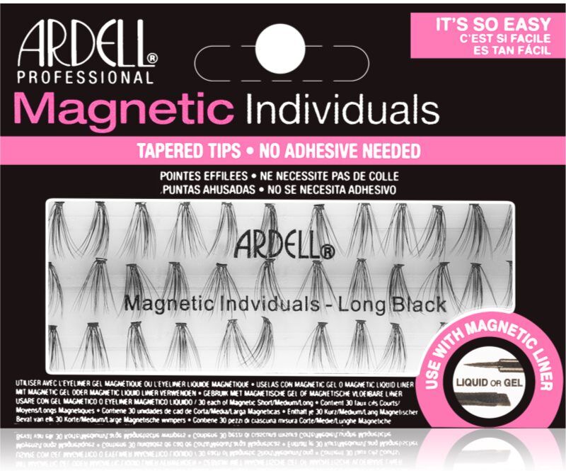 Ardell Magnetic Individuals false eyelashes Long Black 30 pc