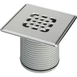 Viega Aufsatz 4934.5 Rost verschraubt in 150x150mm Kunststoff grau 555450