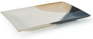 Gourmet Basics by Mikasa Caden Rectangular Platter, 14-Inch - 14-in