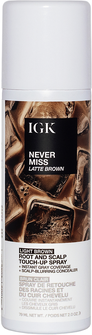 IGK Latte Brown Never Miss Root Touch Up Spray