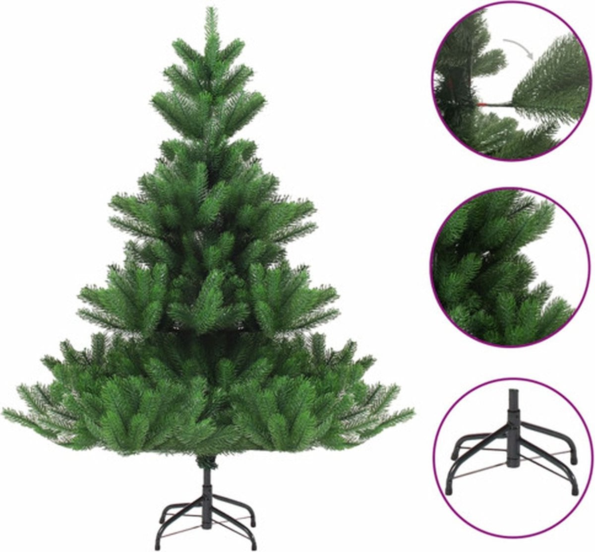 vidaXL Kunstkerstboom Nordmann groen - 180 cm
