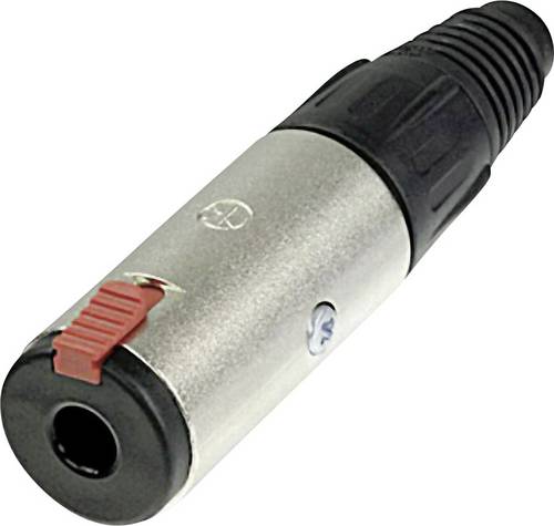 Neutrik NJ3FC6 Klinken-Steckverbinder 6.35mm Buchse, gerade Polzahl: 3 Stereo Silber 1St.