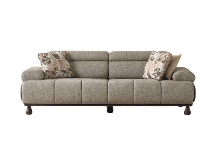 Villa Möbel Sofa Alora, Sofa 1 Teile, 3-Sitzer Sofa für gemütliche Stunden im Wohnzimmer