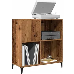 vidaXL Lajona (Platten), CD- & Schallplatten Aufbewahrung, Braun