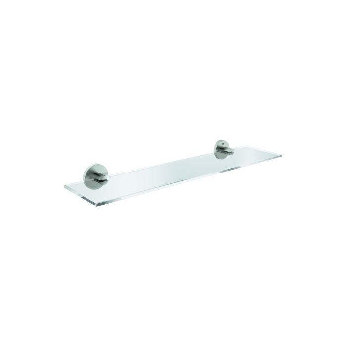 Grohe Essentials Glasablage 40799DC1 53cm, verdeckte Befestigung, supersteel