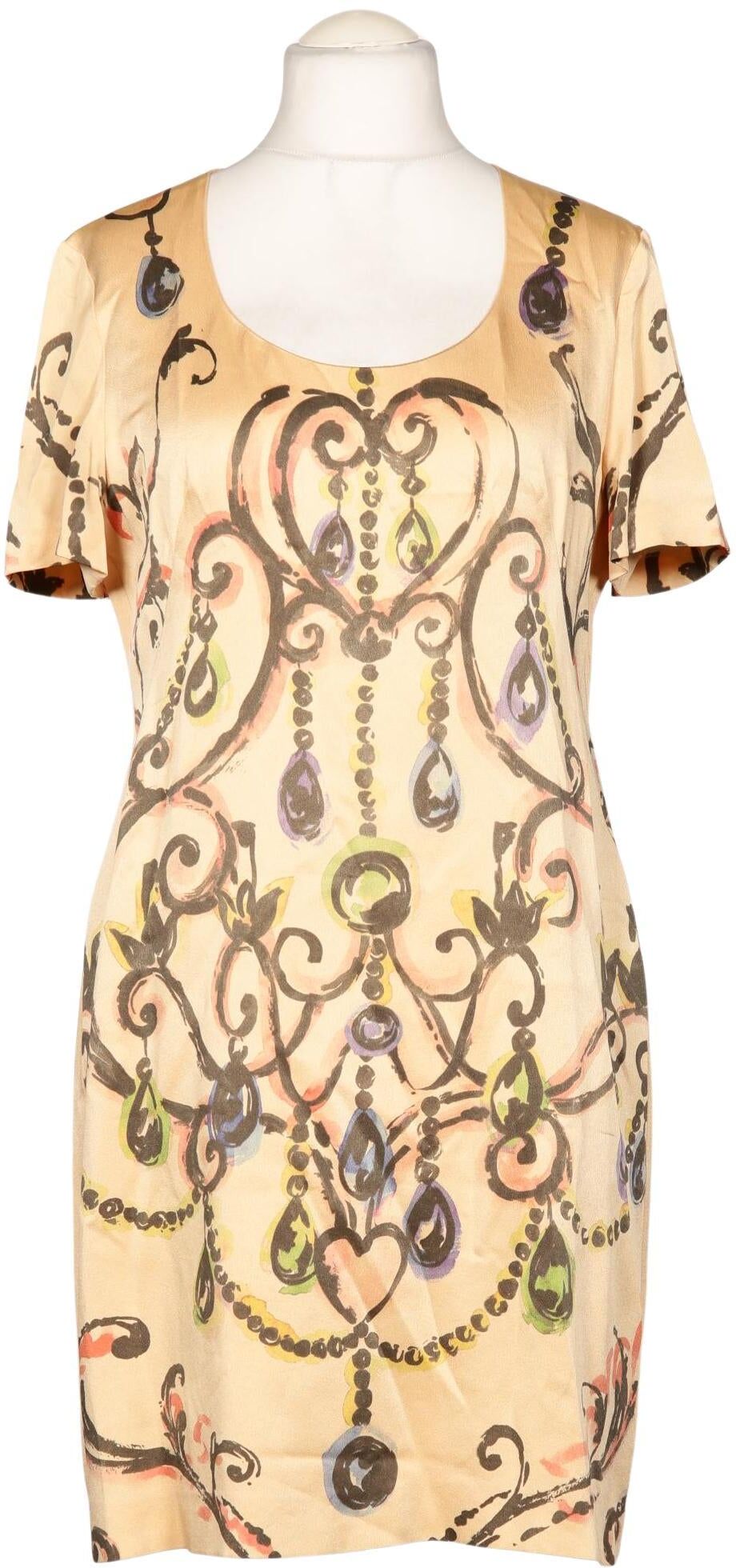 Moschino Cheap AND Chic Damen Kleid, Beige, Gr. EU 44, Viskose - Second Hand