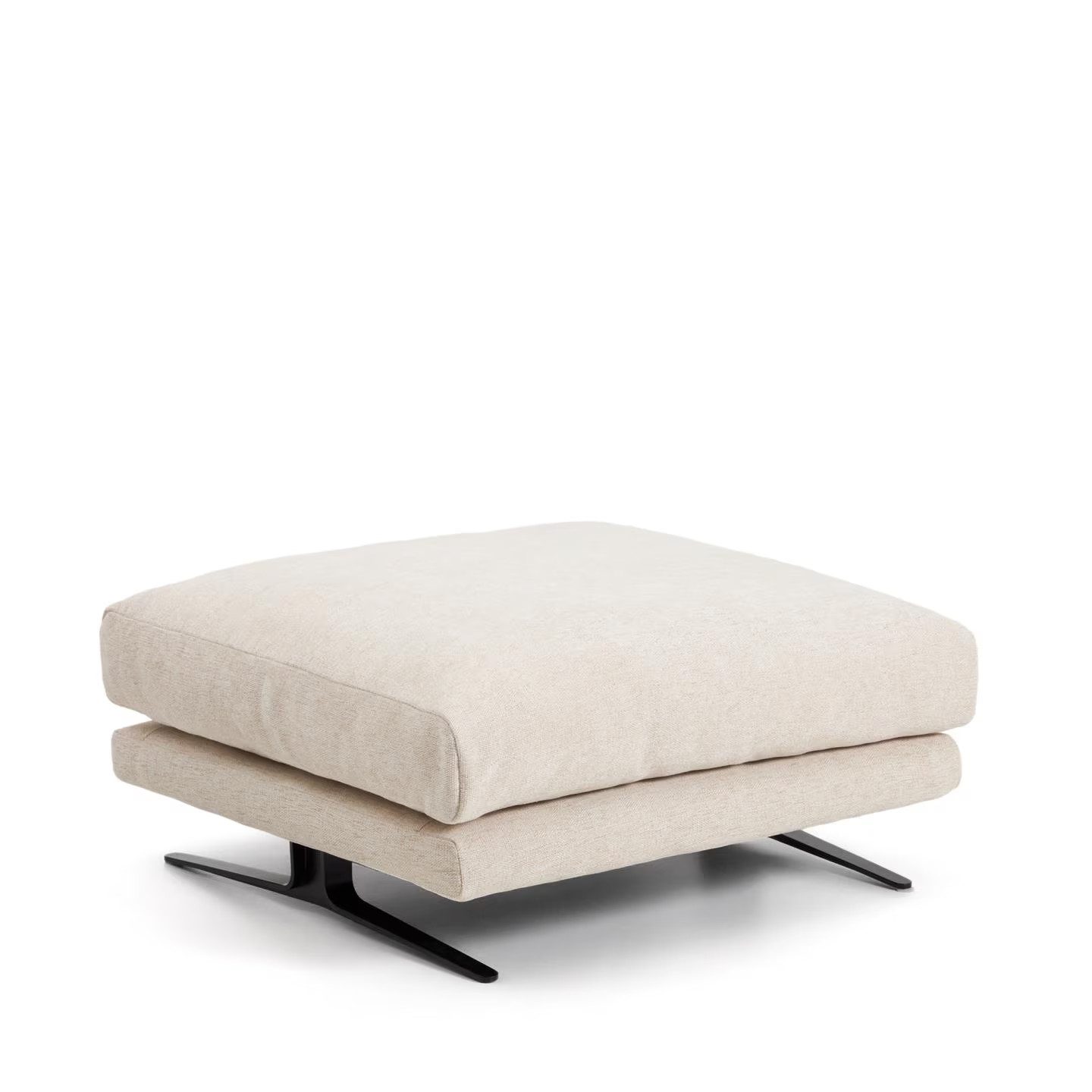 Kave Home Hocker Veliro Chenille - Beige