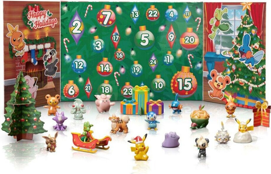 Jazwares Pokémon Adventskalender Kerst 2022