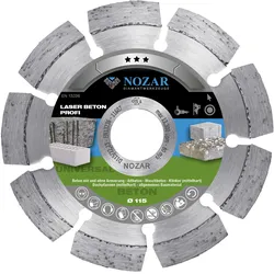Nozar Diamant-Trennscheibe Beton Universal 10 230 mm