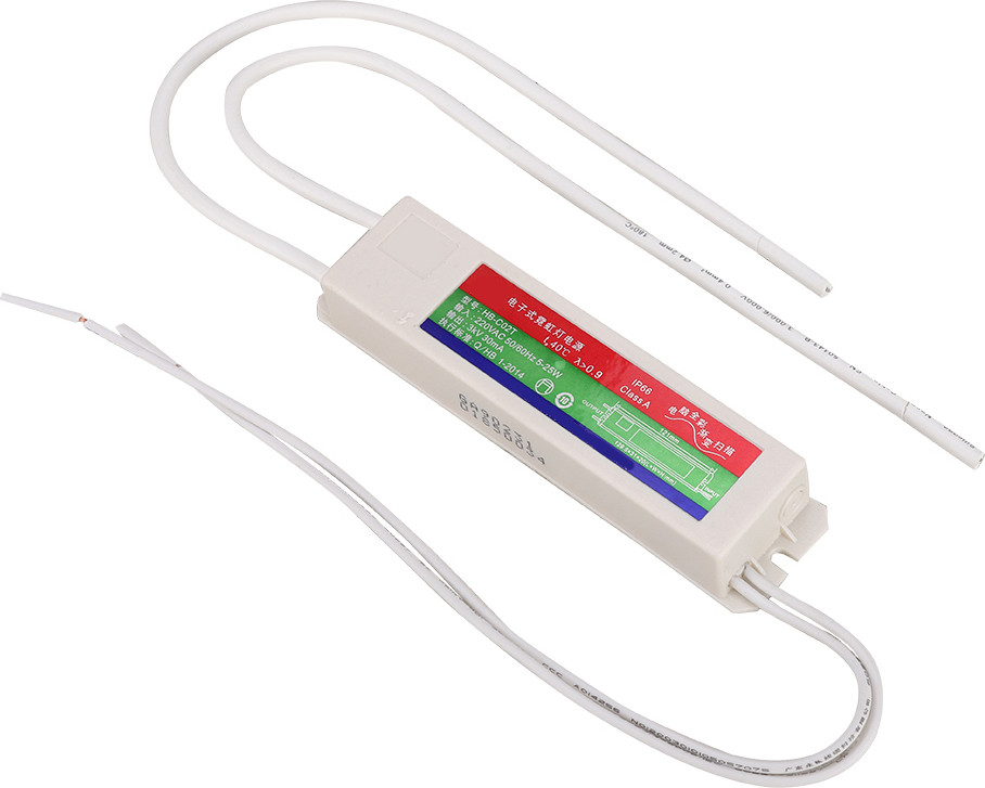 Cocosity Neon elektronische transformator, 3 kV AC, 30 mA, 0,5-2,5 meter, voeding voor neonreclames en gelijkrichter