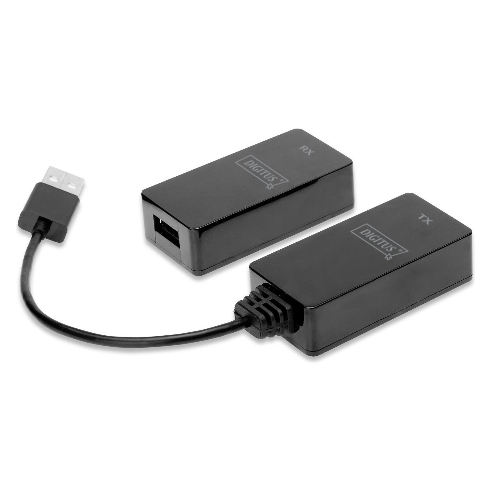Digitus USB Extender für CAT5e CAT6 UTP Kabel bis 45m Länge (USB, RJ45 (1x)) (DA-70139-2)
