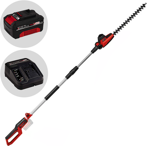 Einhell GC-HH 18/45 Li T - Tagliasiepi su asta di prolunga a batteria 18V 4Ah