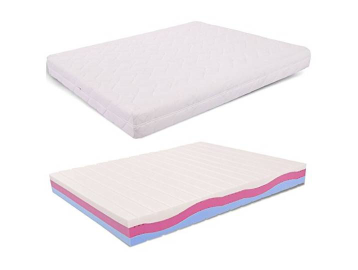 Ailime Matratze Lupin III Wellenprofil Doppelbett 160 x 190 Memory, Gel Waterfoam hoch 22 cm Bayscent-Bezug Abnehmbar