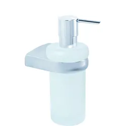 Bravat Flüssigseifenspender Metasoft - Glas, chrom