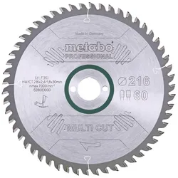Metabo, Sägeblatt, Multi Cut HW/CT