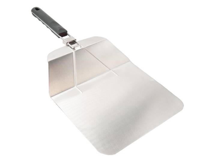 Intirilife Pizzaschaufel faltbar 54 x 25.5 x 5 cm, Silberfarben, Metall, 24.5x6.5x53.5 cm, Küchenzubehör, Küchenhelfer