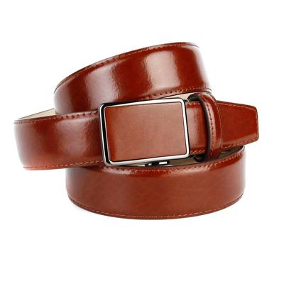 Ledergürtel ANTHONI CROWN, Herren, Gr. 105, braun (cognac), Leder, unifarben, Gürtel Ledergürtel, Trendige Gürtel für Anzüge und Freizeit