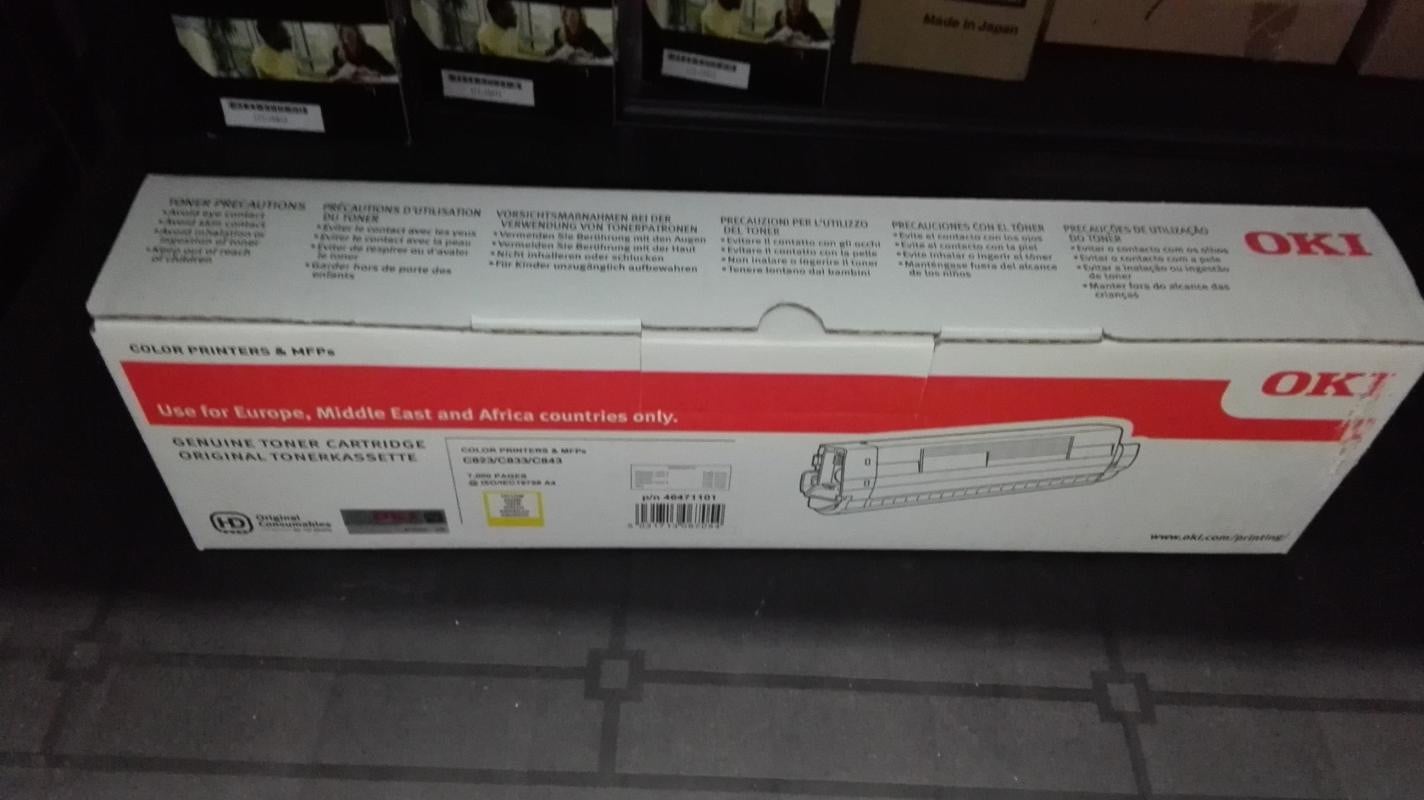 OKI Lasertoner Geel 7000 Pagina's
