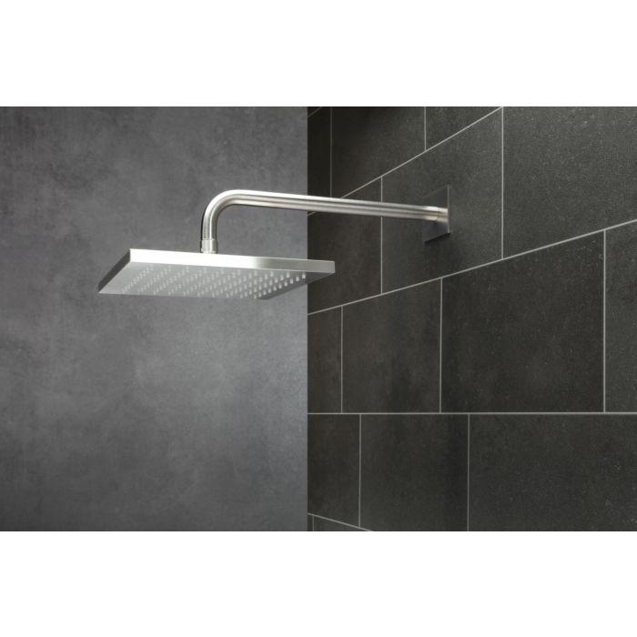 Herzbach Living Spa iX Kopfbrause 19.600250.1.09 Edelstahl, 250mm, Regendusche