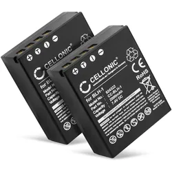 Cellonic Akku für Olympus OM-D E-M1 Mark II, III, E-M1X (Kamera Akku), Kamera Stromversorgung, Schwarz