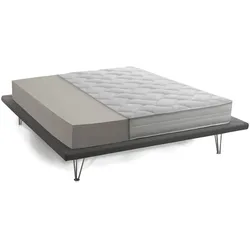 Dmora Doppelmatratze Sandra, Herausnehmbare Matratze aus Waterfoam, 100% Made in Italy, Anti-Milbe und hypoallergen, Cm 160x200 h19