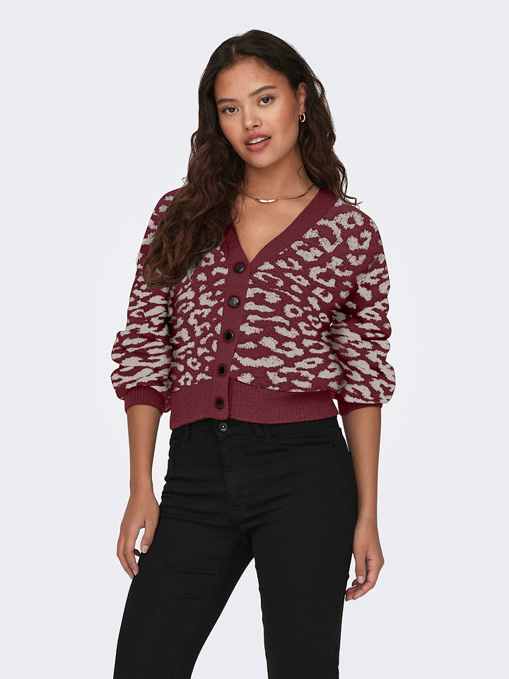 JDY Cardigan in Rot - S
