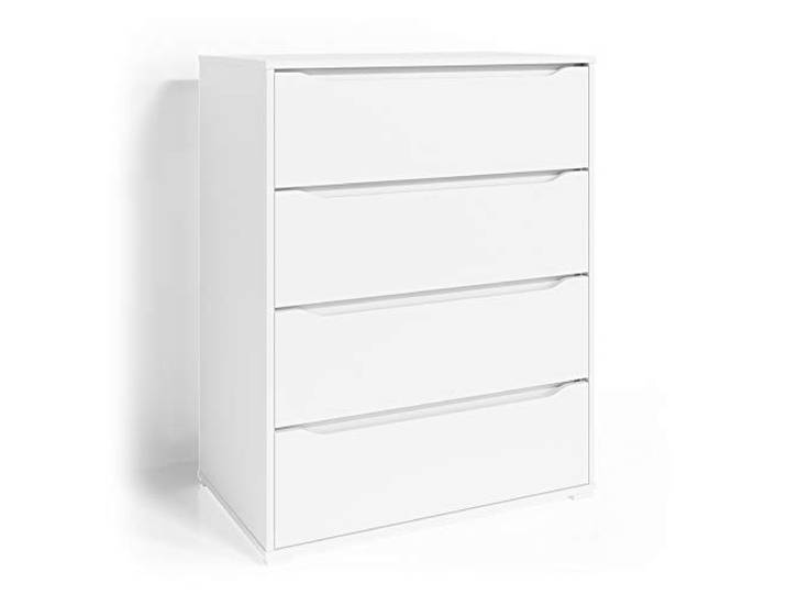 Vicco Kommode Ruben, Weiß, 48 x 101.6 cm zur Aufbewahrung von Kleidung und Alltagsgegenständen