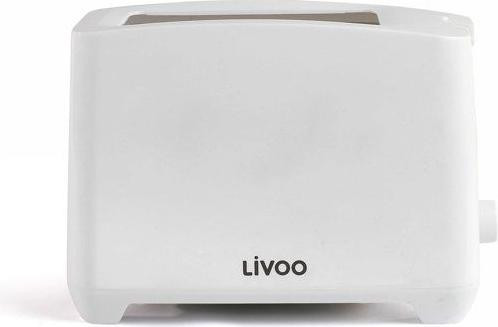 LIVOO DOD162W broodrooster met 2 gleuven, 750W, 7 instelbare standen, wit