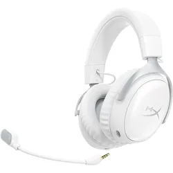 HP HyperX Cloud III (Kabellos), Gaming Headset, Weiss