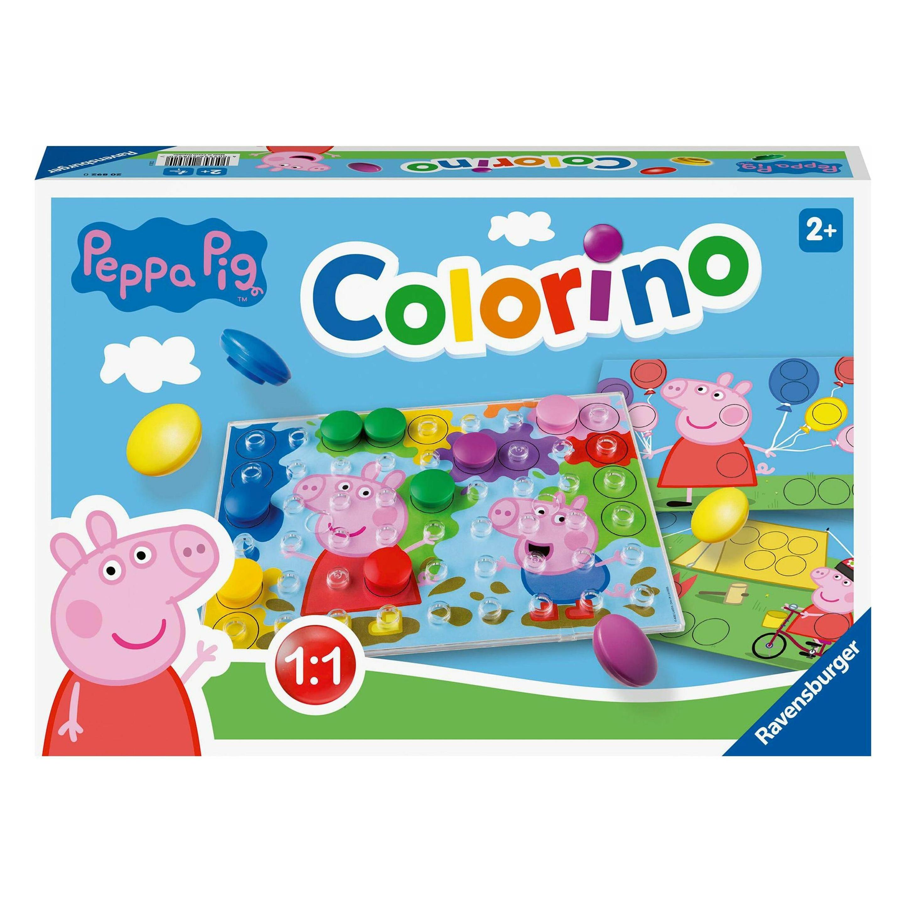 Ravensburger Peppa Pig Colorino Kinderspiel (Deutsch, Englisch, Französisch, Italienisch, Niederländisch, Portugiesisch) (00.020.892)