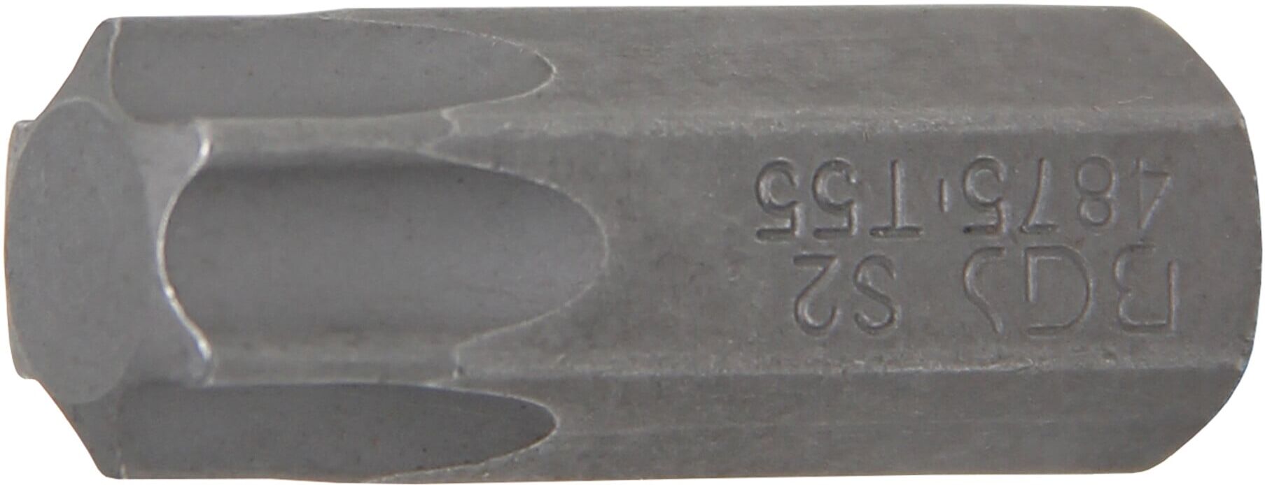 BGS Bit 4875, Antrieb Außensechskant 10 mm (3/8"), T-Profil (für TX) T55 ; BGS technic)