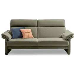 Segmüller Werkstätten Sofa 2-Sitzer groß Giulia02 Stoff Grün