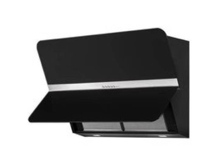 800 m3 - Cdes élect.- Filtres métal+charbon - Ecl. LED-FLIPPER NRS 1420 - L85 cm -Inclinée-Verre noir 0 000000 Noir