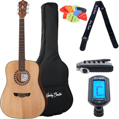 Harley Benton HB Custom Line CLD-10S Bundle Naturel mat