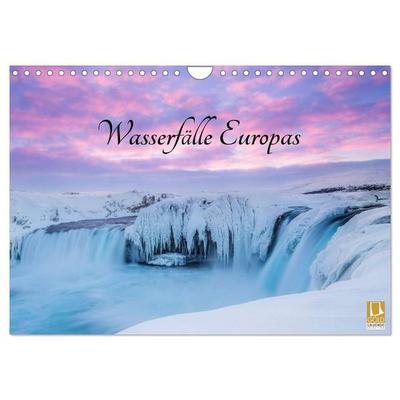 Wasserfälle Europas (Wandkalender 2027 DIN A4 quer), CALVENDO Monatskalender