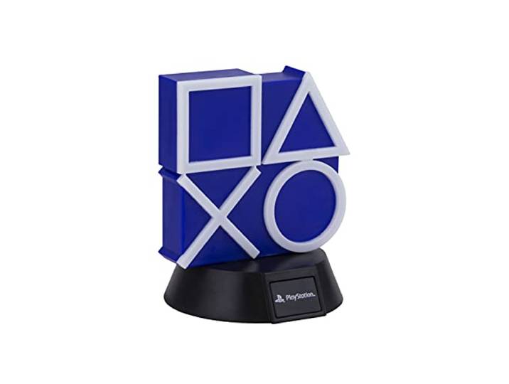 Paladone Icône de lumière pour Playstation 5\, Décoration de Maison\, Produit sous Licence Officielle PP7929PS Bleu