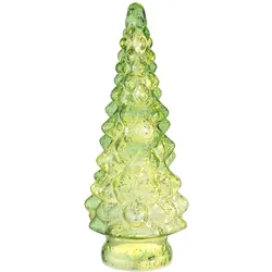 Globo LED-Dekoleuchte Tannenbaum Glas Grün 33 cm