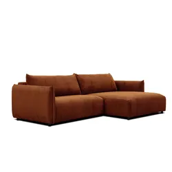 ECKSOFA TAUER 5-Sitzer, orange