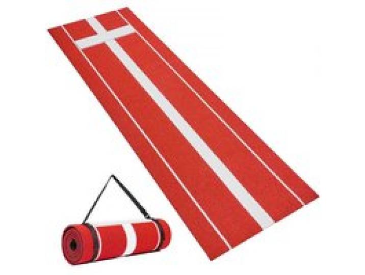VEVOR Baseball-Schlagmatte Trainingsmatte (305 x 92 cm) Trainingspad Schlagkäfigmatte, Baseballmatte mit lichtechter Rasen & rutschfester Schaumstoffrückseite, tragbare Softballmatte Pitching Rot