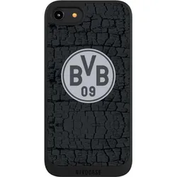 Nivocase Handyhülle für Apple iPhone 8 Hülle NIVOpure Case Schwarz BVB Borussia Dortmund Trikot (Apple iPhone 8), Smartphone Hülle, Schwarz