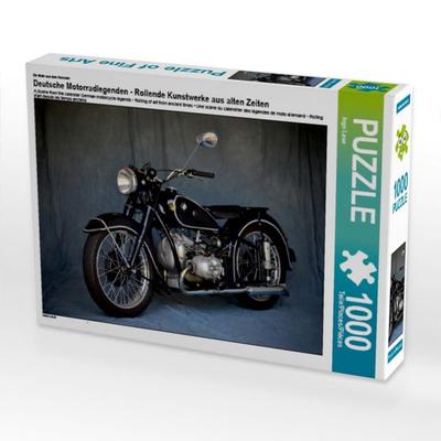 CALVENDO Puzzle Ein Motiv aus dem Kalender Deutsche Motorradlegenden - Rollende Kunstwerke aus alten Zeiten 1000 Teile Puzzle quer | 1000 Teile