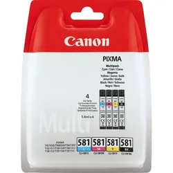 Canon Original CLI-581 Druckerpatronen - 4er Multipack