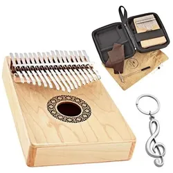 Meinl Sonic Energy KL1709H Kalimba mit Anhänger (Perkussion), Perkussion, Silber
