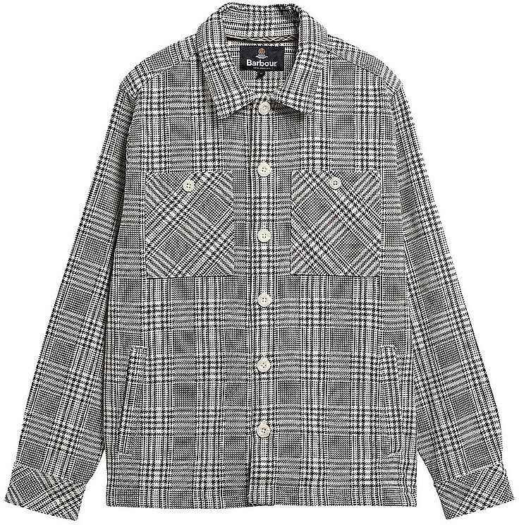 BARBOUR Overshirt GLENCHECK ALDERNEY creme   S S