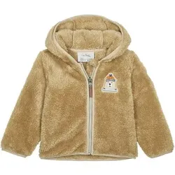FIRST INSTINCT first instinct by killtec Minis Fleecejacke Fleecejacke mit Kapuze, Größe 110/116 in Beige 8012
