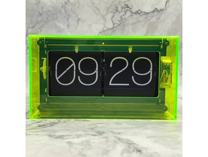 Page tournant horloges Flip horloge de bureau chambre moderne créatif montre électronique Table de chevet montres accessoires de décoration
