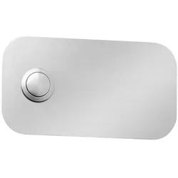 CMD Creative Metalldesign Klingelplatte, 11 x 6cm, abgerundete Ecken, IP44, Edelstahl, gebürstet CMD-103